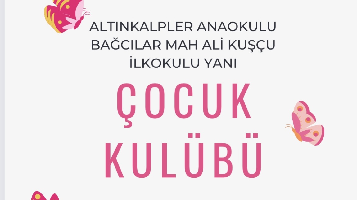 Çocuk kulübü sınıfları kayıtları başlamıştır